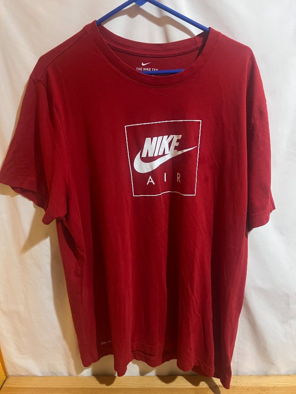 Nike Air T-Shirt Men's Box Logo Short Sleeve Size XXL Used Good Condition $25